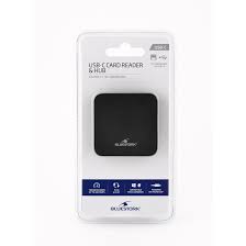 Lecteur Carte Sdhc + 2x Usb + 1 Usb-C Bluestork Noir