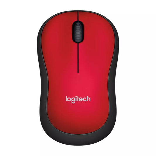 Souris sans fil Logitech M185 rouge