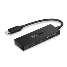 Hub Usb/Lecteur Cartes Mem Blitzwolf Bw-Th4 Usb Type-C