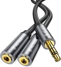 Splitter 1 Jack M/2 Jack F Ce-Link Silver
