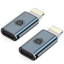 Adapt USB type-c femele/lightning male recharge 27W PD Apitiong 27-IPG-CM-2 gris
