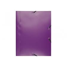 Chemisier à 3 rabat polypropylènes A4 Exacompta violet