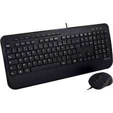 Clavier + Souris SEVEN V7 K300 Filaire Noir