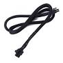 Cable jack 3.5mm mâle/mâle VENTION BAGBF tressé 1 mètre Noir
