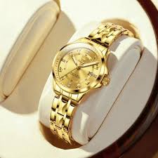 Montre Quartz Femme OLEVS 7006L bracelets dorés Or