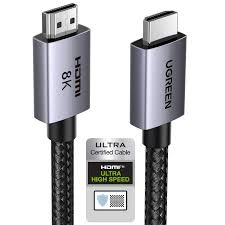 Cable Hdmi UGREEN Hdmi Cable 0,5m 8k 1080p Noir – vue 3