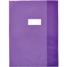 OXFORD Protège-Cahier SMS A4 PVC Opaque 12/ 100ème Violet