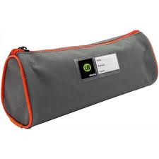 Trousse Ecolier Ronde 23x9x7.5 fermeture Wonday FFT200121 Orange