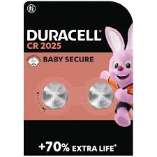 Pile bouton cr2025 3v lithium Duracell