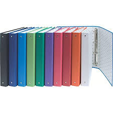 Classeur pp rembordé 4 anneaux 30mm D40 A4 ass