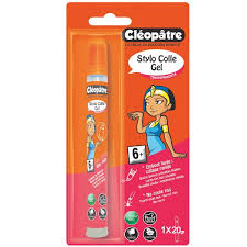 Colle transparent en stylo gel cléopatre 20g