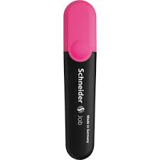 Surligneurs fluo'job schneider rose unite (x1)