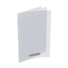Cahier scolaire piqûres 192 pages 90g 24x32 polyro gris