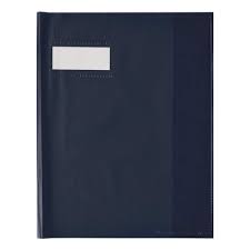 OXFORD Protège-Cahier SMS A4 PVC Opaque 12/ 100ème Noir