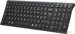 Clavier sans fil multi bluatooth AZERTY IOS/Android/Windows Noir