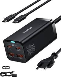 Cable Chargeur Pc Port Asus Lenovo 100w Type-C Baseus Noir