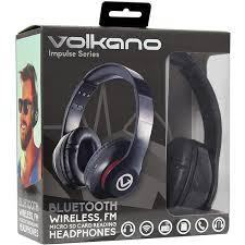 Casque Bluetooth Volkano VH100-BLK Impulse Series Noir