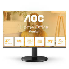 Ecran PC 27"AOC B3 Séries 27B3HA2 LED FHD 1920x1080 100Hz HDMI-VGA HP VESA Noir