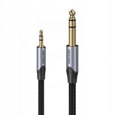 Cable Jack 3,5mm Male/2 Rca Male Vention 1,5 Metre Gris/Noir