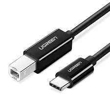 Cable Usb Type-C / Usb B 2.0 Pour Imprimante Ugreen 80806 - 1,5m Aluminiu