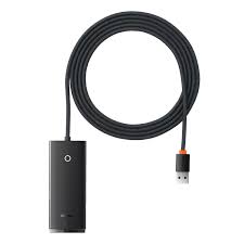 Adaptateur hub USB-A 3.0 de 4 ports Baseus WKQX030101 noir 1m