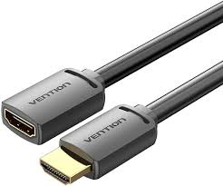 Cable Hdmi M/M Vention Poa6429617 Slim 0,5m Noir – vue 2