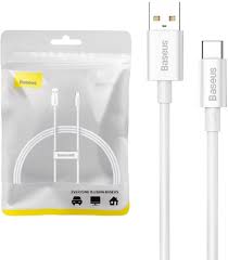 Cable USB-C male vers USB-C male BASEUS CATKLF-IG1 1m Blanc