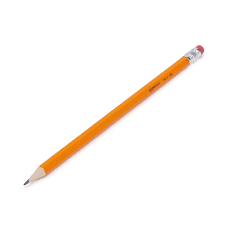 Crayon A Papier Hb N°2 avec gomme amazon basics orange