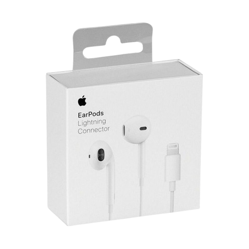 Ecouteurs filaires Apple Earpods avec connecteur Lightning blancs