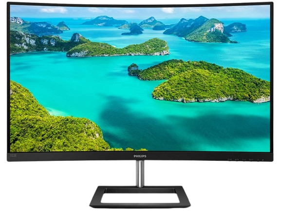 Ecran PC 31,5" PHILPS E-line 322E1C incurvé fhd 16/9 192x1080 vga-hdmi-dp noir