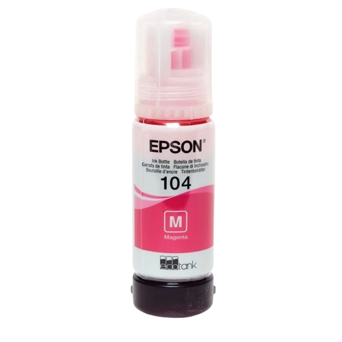 Encre Epson 104 65 ml en bouteille pour EcoTank magenta