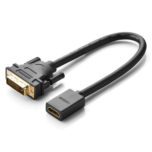 Adapt Dvi 24+1 M/Hdmi F Ugreen 20118 22cm Noir