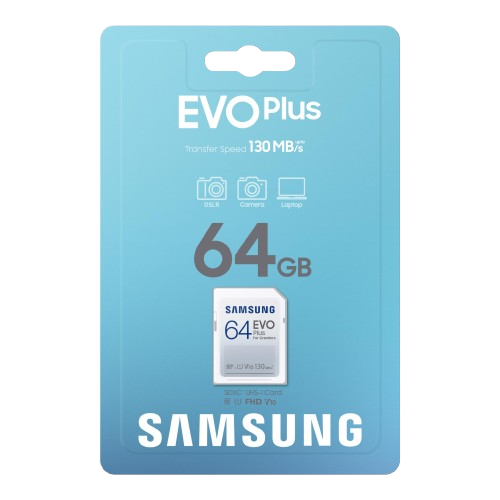 Carte micro SD 64Go SAMSUNG EVOplus 130MB FHD