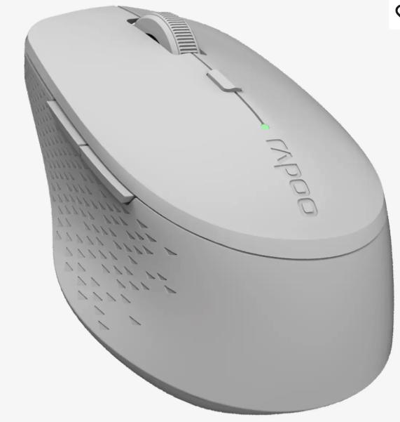 Souris sans fil multimode RAPOO M300G Bluetooth silencieuse 2,4 GHz avec récepteur USB