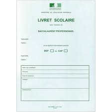 Livret scolaire serie Bac pro