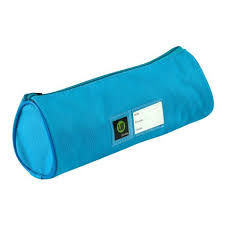 Trousse Ecolier Ronde 23x9x7.5 fermeture Wonday FFT200121 Bleu