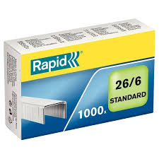 Agrafes 26/6mm Rapid Standard X1000