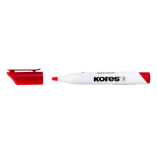 Marqueur tableau blanc kores xw& pointe rond rouge