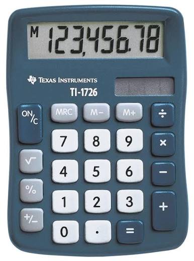 Calculatrice texas instruments TI-1726