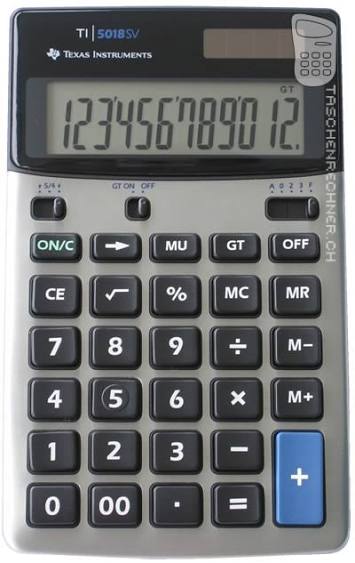 Calculatrice texa instruments TI-5018SV