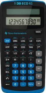 Calculatrice texas instruments TI-30 ECO RS