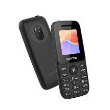 Mobile KONROW MOBY 1,77" DS Lampe+FM+Bluetooth Double SIM Noir