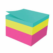 Post it notes cube apli 75x75 mm x400
