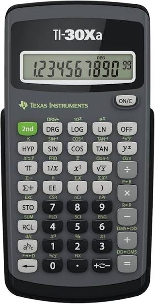 Texa instruments TI-30Xa