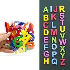Lettres alphabets magnétiques ABC majuscules aimantées G-CXZMB-DX-26P Montessori