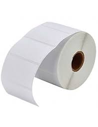 Rouleau etiquettes-prix 40x20mm (x1000) Blanc