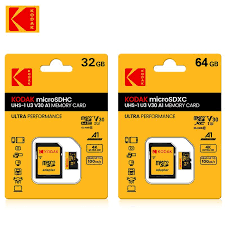 Carte micro-SD KODAK UHS-I U3 V30 A1 32Go
