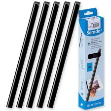 Baguettes relieur serodo 9mm noir X25