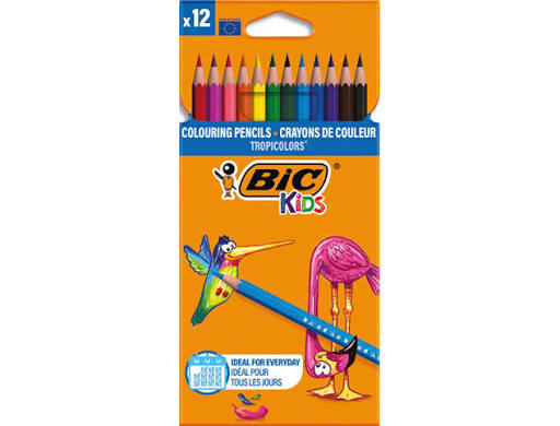 Crayon de couleur Tropical Bic