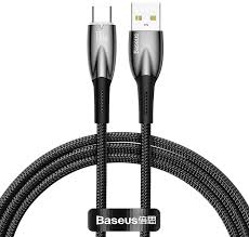 Cable USB/USB-C BASEUS Glimmer Séries CADH000401 100w 1m Noir
